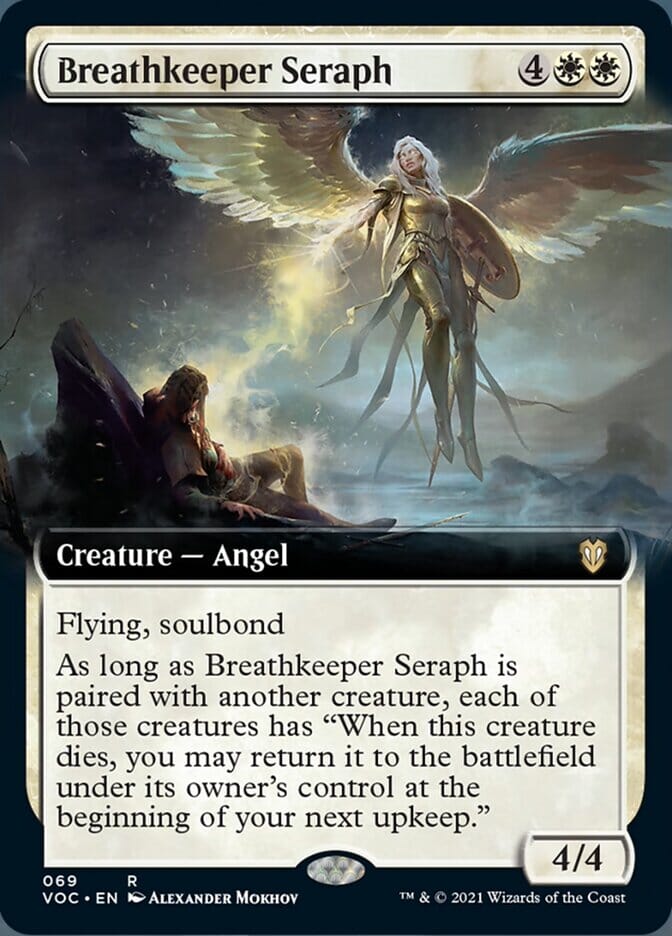 Breathkeeper Seraph (Extended) [Innistrad: Crimson Vow Commander] MTG Single Magic: The Gathering  | Multizone: Comics And Games