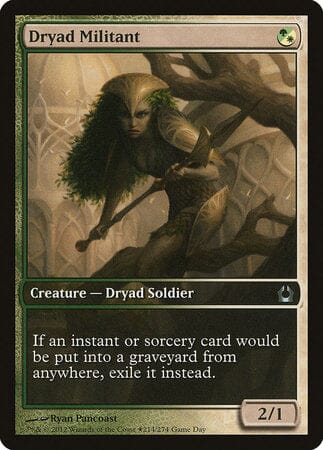 Dryad Militant [Return to Ravnica Promos] MTG Single Magic: The Gathering  | Multizone: Comics And Games