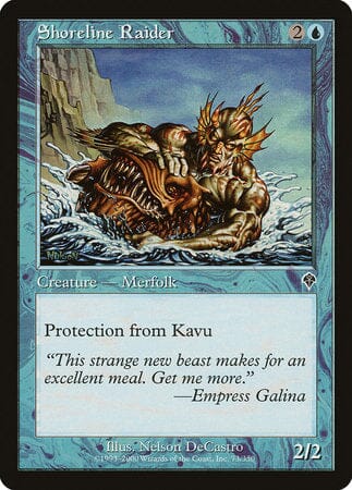 Shoreline Raider [Invasion] MTG Single Magic: The Gathering  | Multizone: Comics And Games