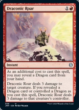Draconic Roar [Jumpstart] MTG Single Magic: The Gathering  | Multizone: Comics And Games