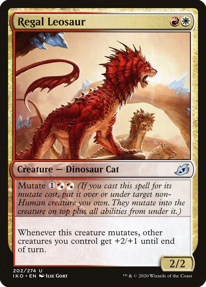 Regal Leosaur [Ikoria: Lair of Behemoths] MTG Single Magic: The Gathering  | Multizone: Comics And Games