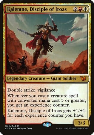Kalemne, Disciple of Iroas (Oversized) [Commander 2015 Oversized] MTG Single Magic: The Gathering  | Multizone: Comics And Games