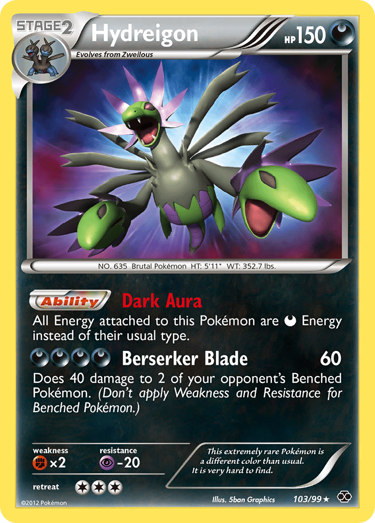 Hydreigon (103/99) [Black & White: Next Destinies] Pokemon Single Pokémon  | Multizone: Comics And Games