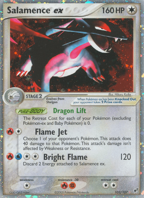 Salamence ex (103/107) [EX: Deoxys] Pokemon Single Pokémon  | Multizone: Comics And Games