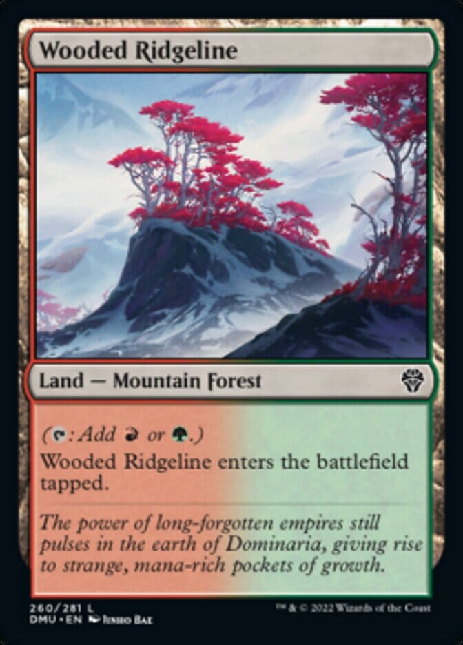 Wooded Ridgeline [Dominaria United] MTG Single Magic: The Gathering  | Multizone: Comics And Games
