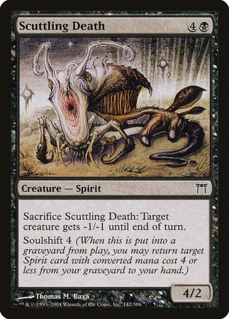 Scuttling Death [Champions of Kamigawa] MTG Single Magic: The Gathering  | Multizone: Comics And Games