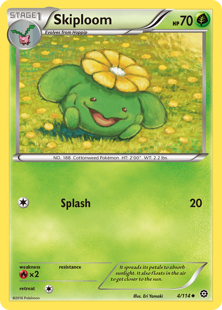 Skiploom (4/114) [XY: Steam Siege] Pokemon Single Pokémon  | Multizone: Comics And Games