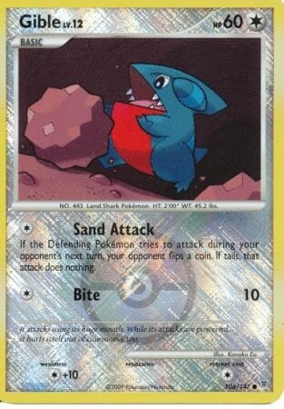 Gible (106/147) (Championship Promo) [Platinum: Supreme Victors] Pokemon Single Pokémon  | Multizone: Comics And Games