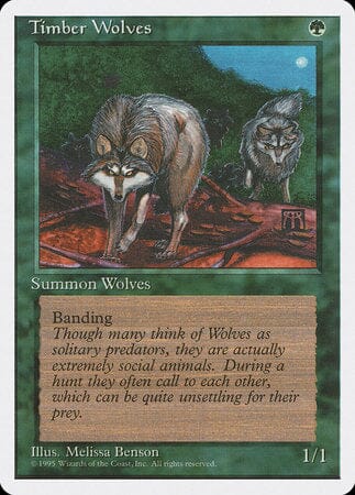 Timber Wolves [Fourth Edition] MTG Single Magic: The Gathering  | Multizone: Comics And Games