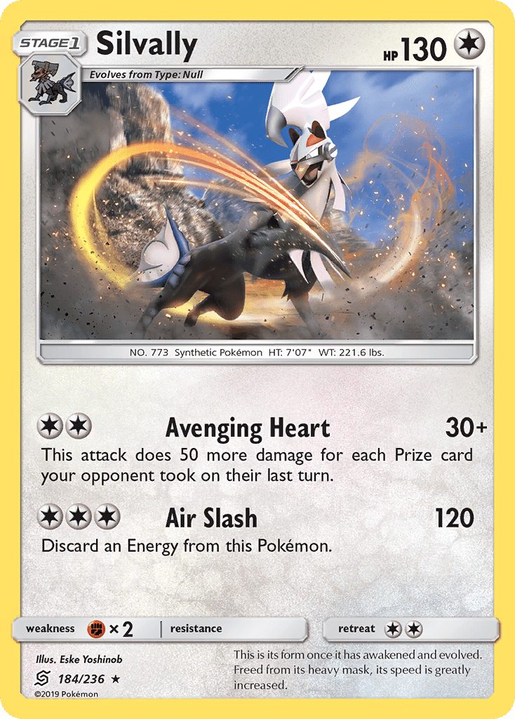 Silvally (184/236) [Sun & Moon: Unified Minds] Pokemon Single Pokémon  | Multizone: Comics And Games