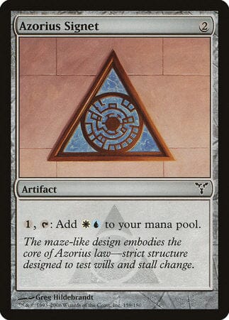 Azorius Signet [Dissension] MTG Single Magic: The Gathering  | Multizone: Comics And Games