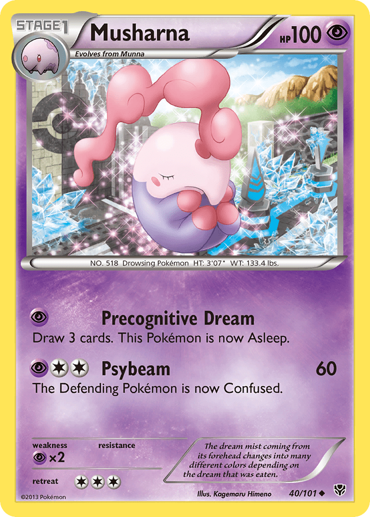 Musharna (40/101) [Black & White: Plasma Blast] Pokemon Single Pokémon  | Multizone: Comics And Games