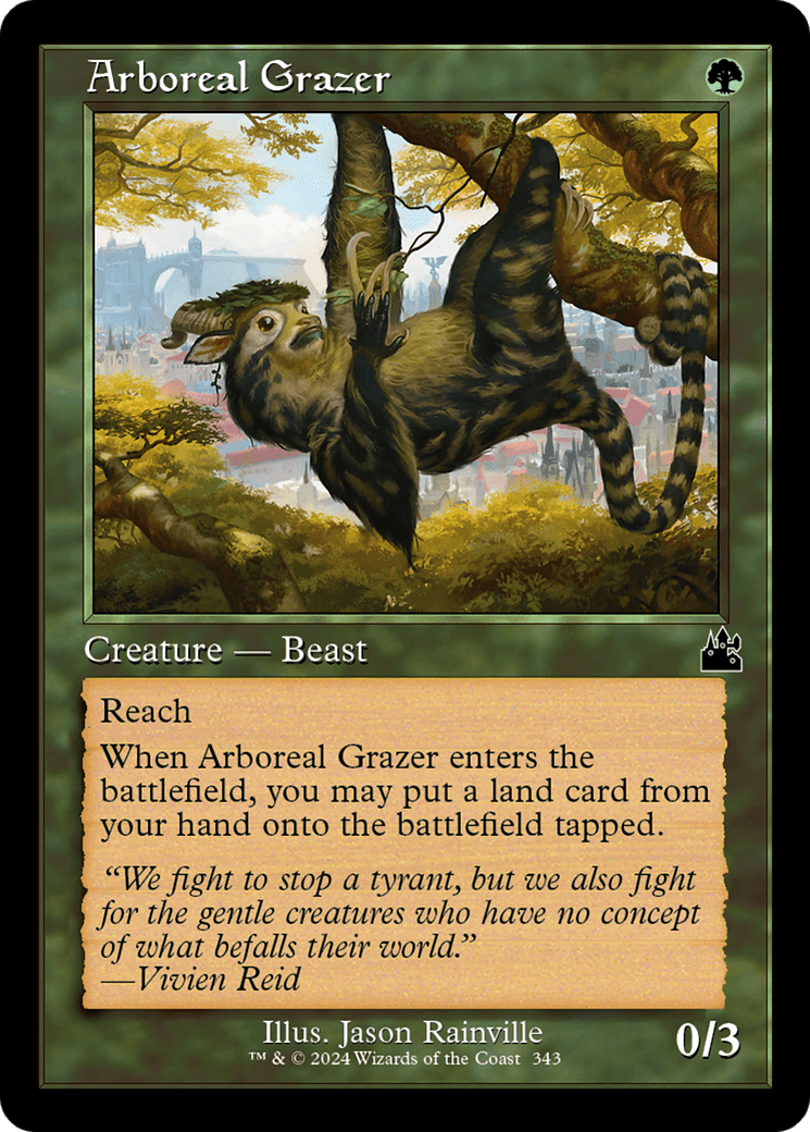 Arboreal Grazer (Retro Frame) [Ravnica Remastered] MTG Single Magic: The Gathering  | Multizone: Comics And Games