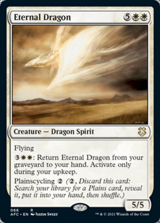Eternal Dragon [Dungeons & Dragons: Adventures in the Forgotten Realms Commander] MTG Single Magic: The Gathering  | Multizone: Comics And Games