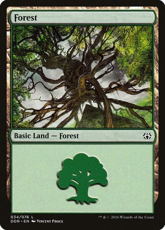 Forest (34) [Duel Decks: Nissa vs. Ob Nixilis] MTG Single Magic: The Gathering  | Multizone: Comics And Games