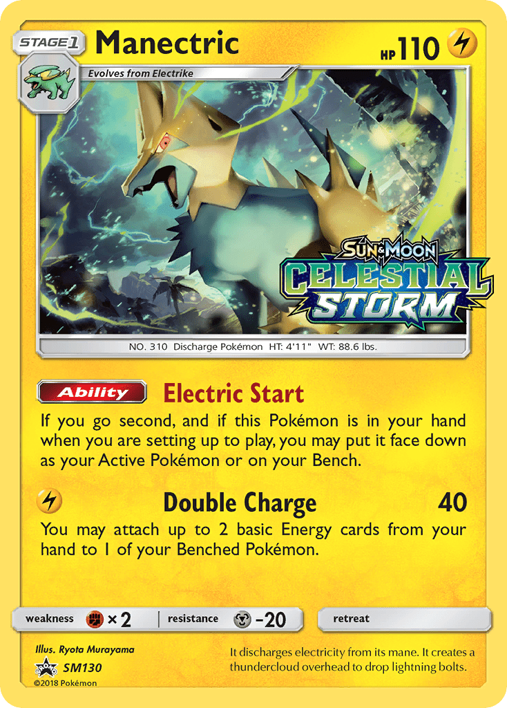 Manectric (SM130) [Sun & Moon: Black Star Promos] Pokemon Single Pokémon  | Multizone: Comics And Games