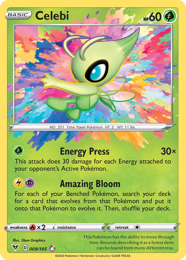 Celebi (009/185) [Sword & Shield: Vivid Voltage] Pokemon Single Pokémon  | Multizone: Comics And Games