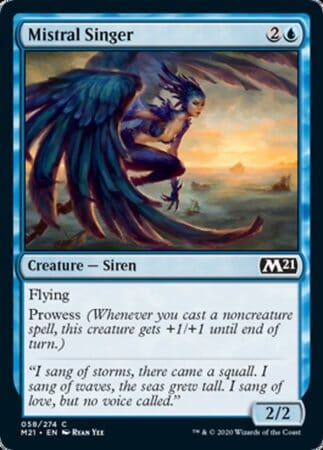 Mistral Singer [Core Set 2021] MTG Single Magic: The Gathering  | Multizone: Comics And Games