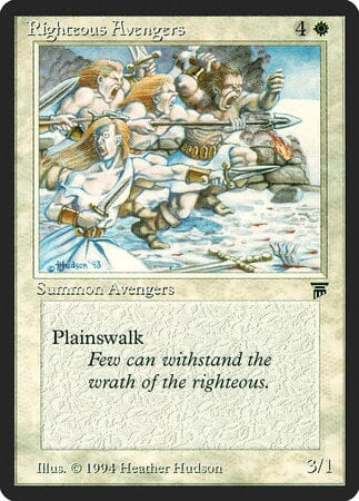 Righteous Avengers [Legends] MTG Single Magic: The Gathering  | Multizone: Comics And Games
