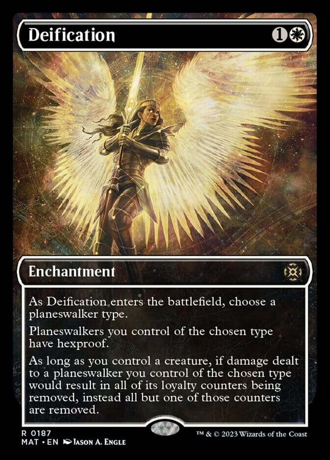 Deification (Showcase Halo Foil) [March of the Machine: The Aftermath] MTG Single Magic: The Gathering  | Multizone: Comics And Games