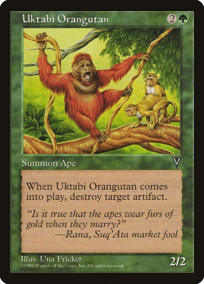 Uktabi Orangutan [Visions] MTG Single Magic: The Gathering  | Multizone: Comics And Games
