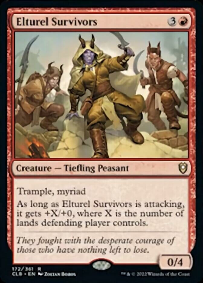Elturel Survivors [Commander Legends: Battle for Baldur's Gate] MTG Single Magic: The Gathering  | Multizone: Comics And Games