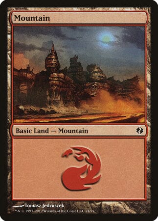 Mountain (74) [Duel Decks: Venser vs. Koth] MTG Single Magic: The Gathering  | Multizone: Comics And Games