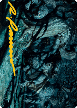 Unnatural Moonrise Art Card (Gold-Stamped Signature) [Innistrad: Midnight Hunt Art Series] MTG Single Magic: The Gathering  | Multizone: Comics And Games