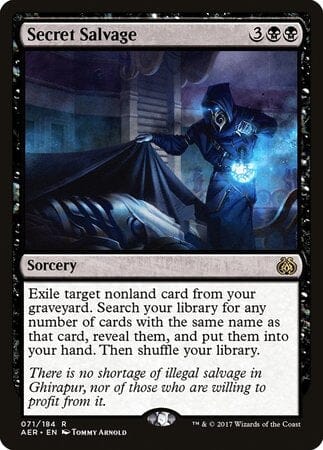 Secret Salvage [Aether Revolt] MTG Single Magic: The Gathering  | Multizone: Comics And Games