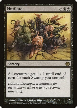 Mutilate [Duel Decks: Garruk vs. Liliana] MTG Single Magic: The Gathering  | Multizone: Comics And Games