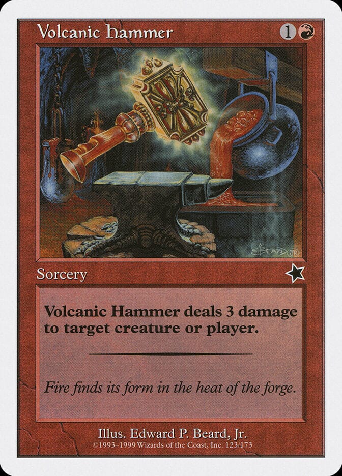 Volcanic Hammer [Starter 1999] MTG Single Magic: The Gathering  | Multizone: Comics And Games