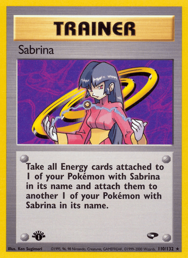 Sabrina (110/132) [Gym Challenge 1st Edition] Pokemon Single Pokémon  | Multizone: Comics And Games