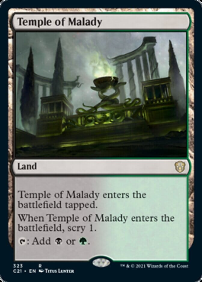 Temple of Malady [Commander 2021] MTG Single Magic: The Gathering  | Multizone: Comics And Games