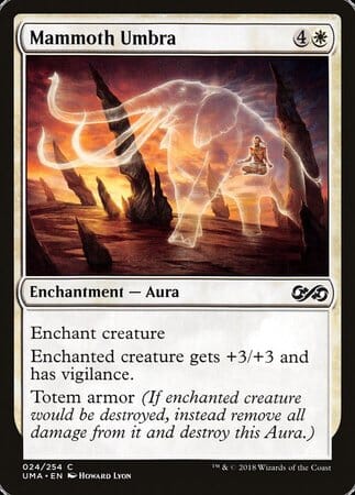 Mammoth Umbra [Ultimate Masters] MTG Single Magic: The Gathering  | Multizone: Comics And Games