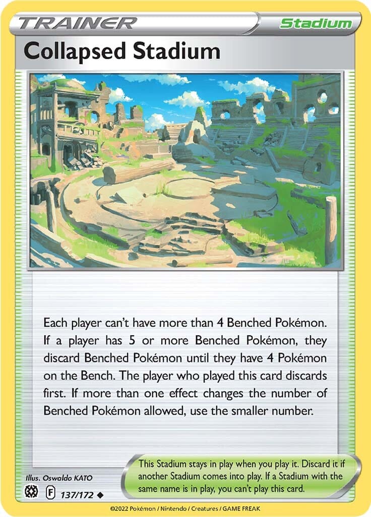 Collapsed Stadium (137/172) [Sword & Shield: Brilliant Stars] Pokemon Single Pokémon  | Multizone: Comics And Games