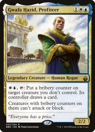 Gwafa Hazid, Profiteer [Battlebond] MTG Single Magic: The Gathering  | Multizone: Comics And Games