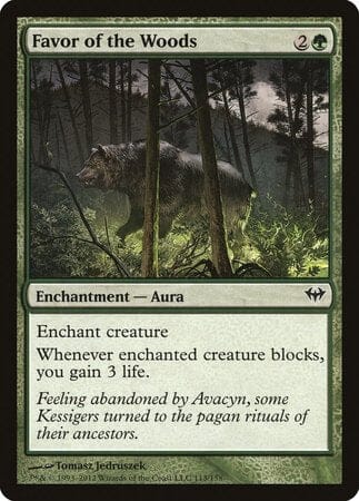 Favor of the Woods [Dark Ascension] MTG Single Magic: The Gathering  | Multizone: Comics And Games