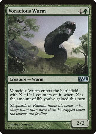 Voracious Wurm [Magic 2014] MTG Single Magic: The Gathering  | Multizone: Comics And Games