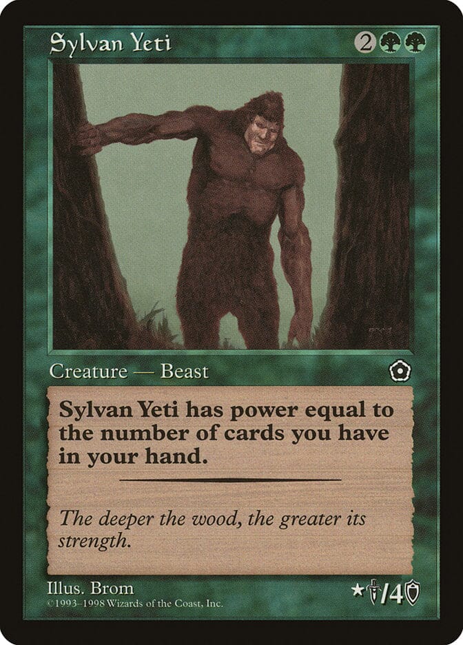 Sylvan Yeti [Portal Second Age] MTG Single Magic: The Gathering  | Multizone: Comics And Games