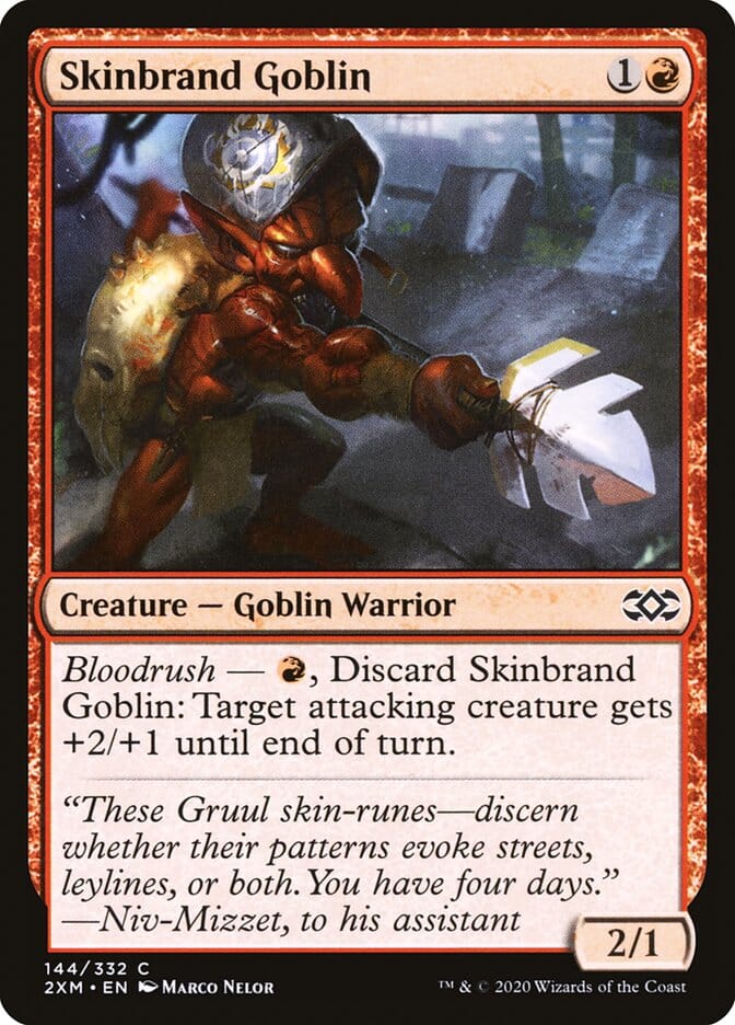 Skinbrand Goblin [Double Masters] MTG Single Magic: The Gathering  | Multizone: Comics And Games