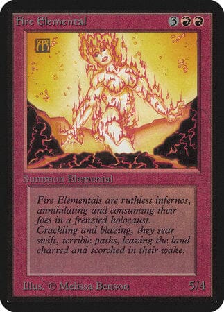 Fire Elemental [Limited Edition Alpha] MTG Single Magic: The Gathering  | Multizone: Comics And Games