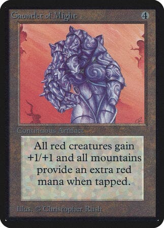 Gauntlet of Might [Limited Edition Alpha] MTG Single Magic: The Gathering  | Multizone: Comics And Games
