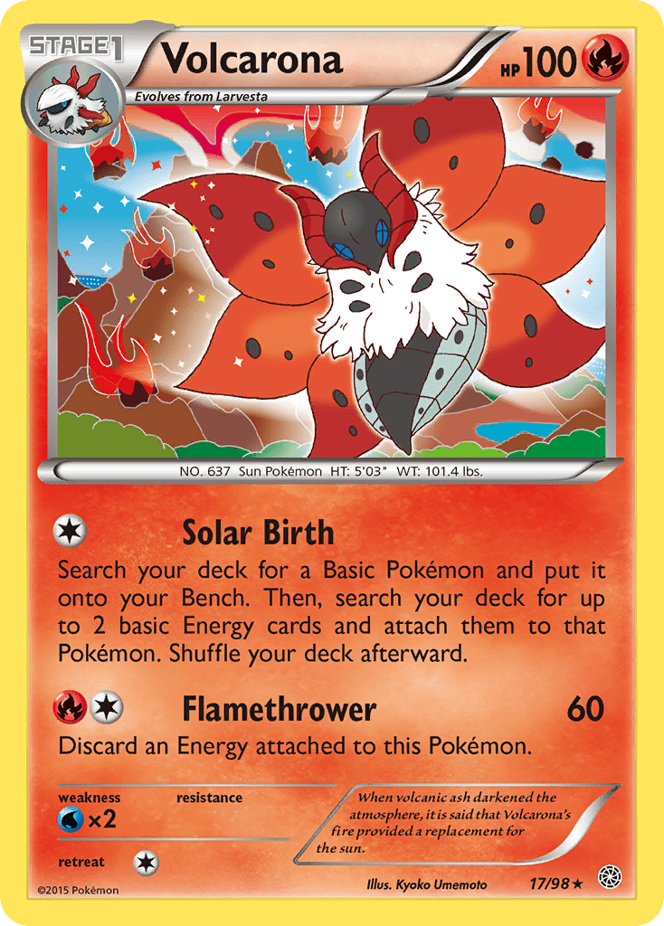 Volcarona (17/98) [XY: Ancient Origins] Pokemon Single Pokémon  | Multizone: Comics And Games