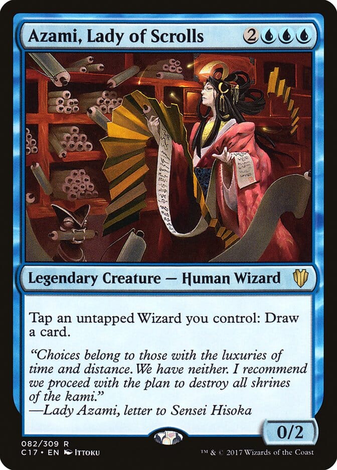 Azami, Lady of Scrolls [Commander 2017] MTG Single Magic: The Gathering  | Multizone: Comics And Games