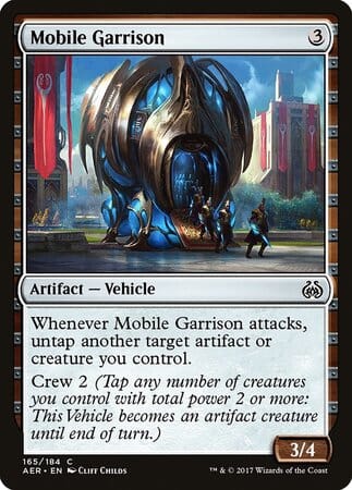 Mobile Garrison [Aether Revolt] MTG Single Magic: The Gathering  | Multizone: Comics And Games