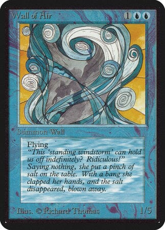 Wall of Air [Limited Edition Alpha] MTG Single Magic: The Gathering  | Multizone: Comics And Games