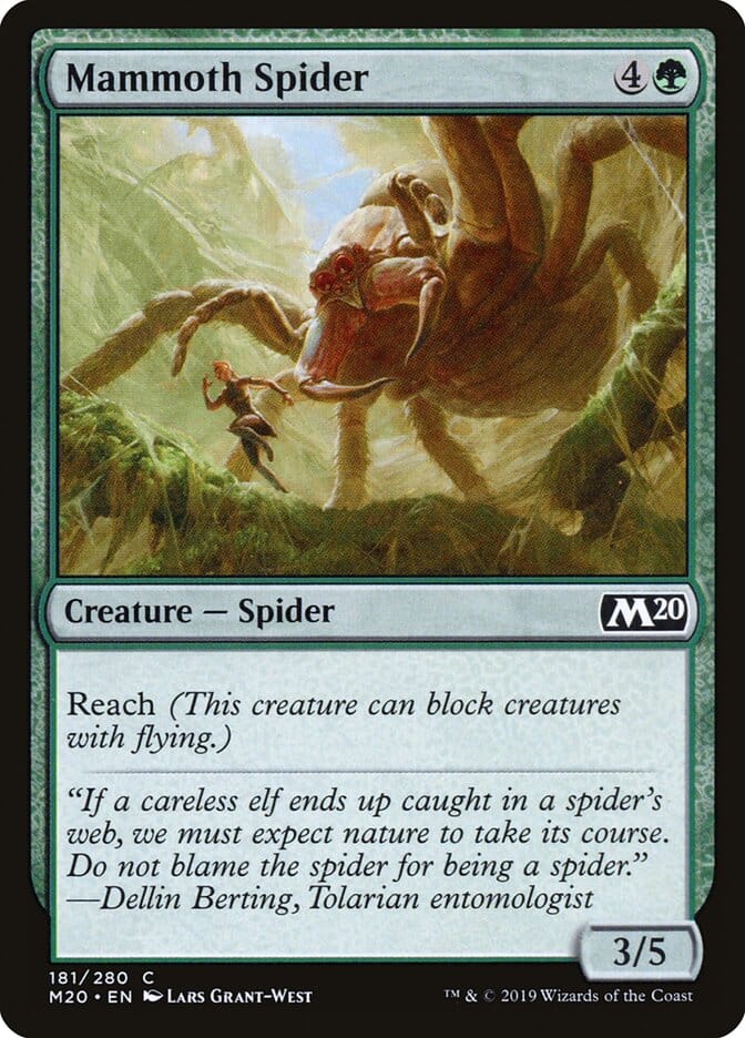 Mammoth Spider [Core Set 2020] MTG Single Magic: The Gathering  | Multizone: Comics And Games