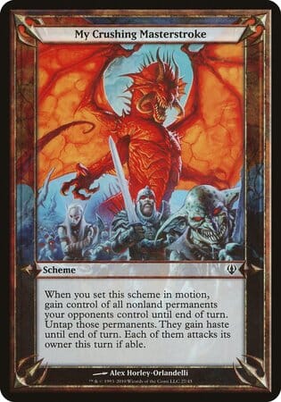 My Crushing Masterstroke (Archenemy) [Archenemy Schemes] MTG Single Magic: The Gathering  | Multizone: Comics And Games