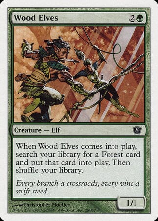 Wood Elves [Eighth Edition] MTG Single Magic: The Gathering  | Multizone: Comics And Games