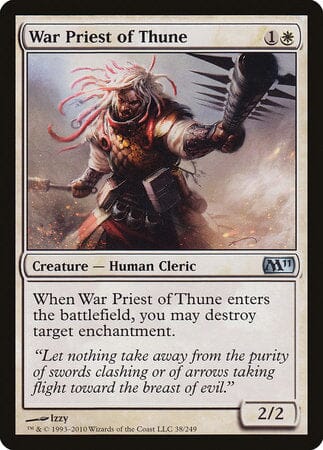 War Priest of Thune [Magic 2011] MTG Single Magic: The Gathering  | Multizone: Comics And Games